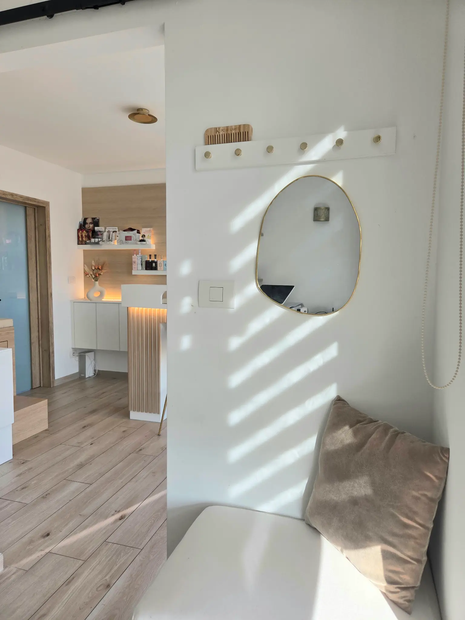 Espace intérieur de l’institut N’joy Beauty